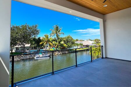 Coastal Modern Style Black Aluminum With Stainless Steel Cable Railing